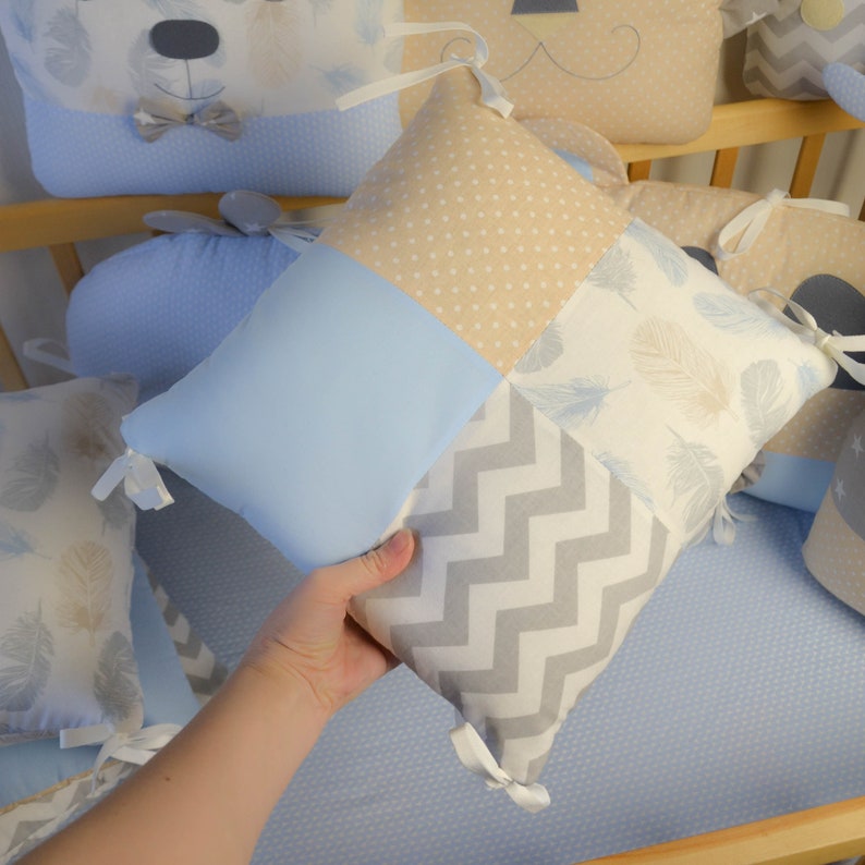 Crib bumpers Baby bed bumper Crib bedding Cot bumper set Etsy