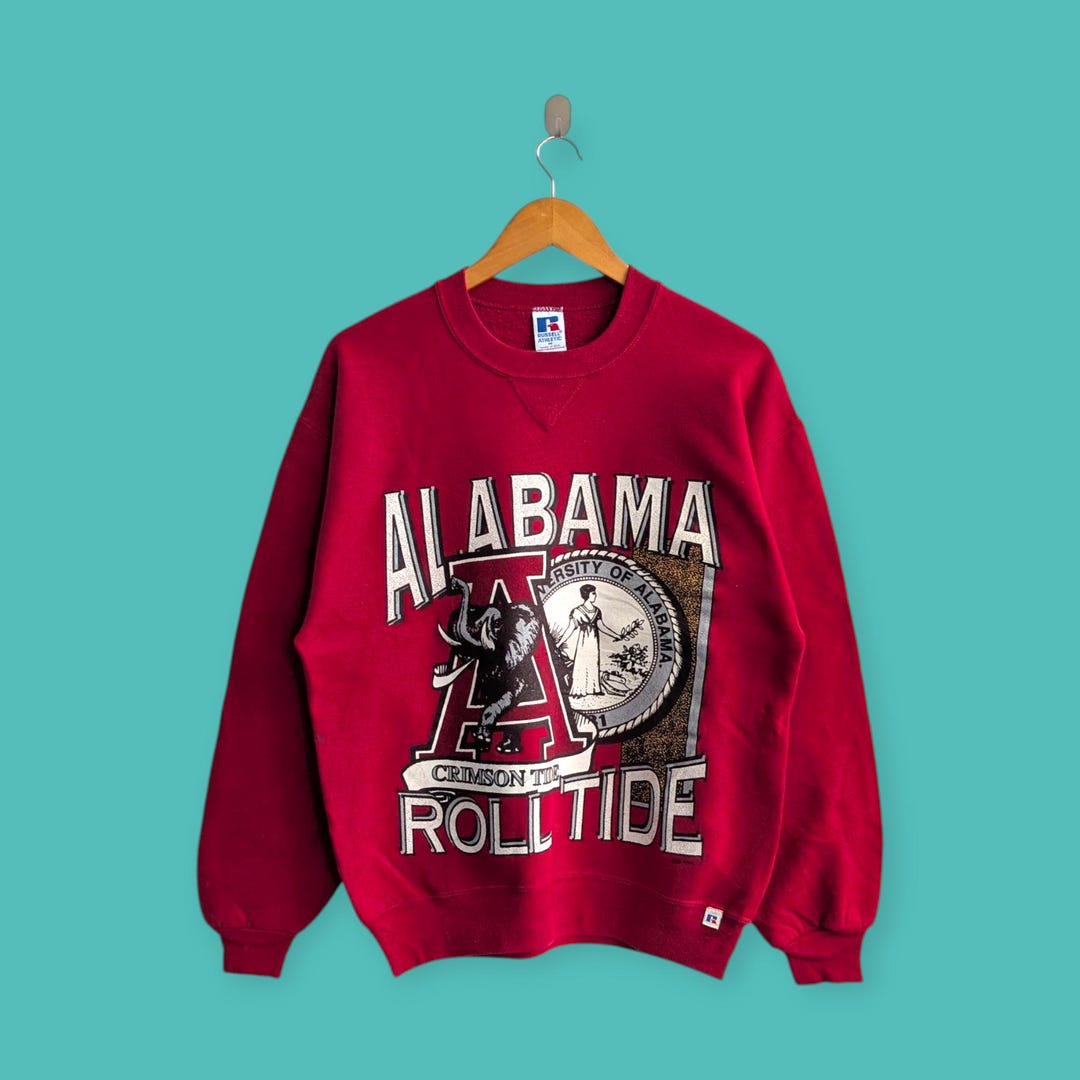 Vintage 90s Alabama Crimson Tide Sweatshirt University of Alabama
