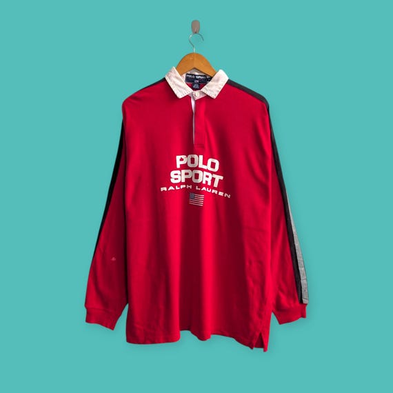 Vintage 90s Polo Sport Rugby Shirts Ralph Lauren T Shirts Polo
