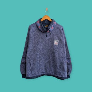 vintage 90s new Zealand surf surfing sweatshirt surf surfing crewneck sweater pullover streewear style nice purple colour size medium