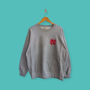 vintage 90s north catholic falcons sweatshirt north catholic falcons crewneck sweater pullover college style nice gray colour size large