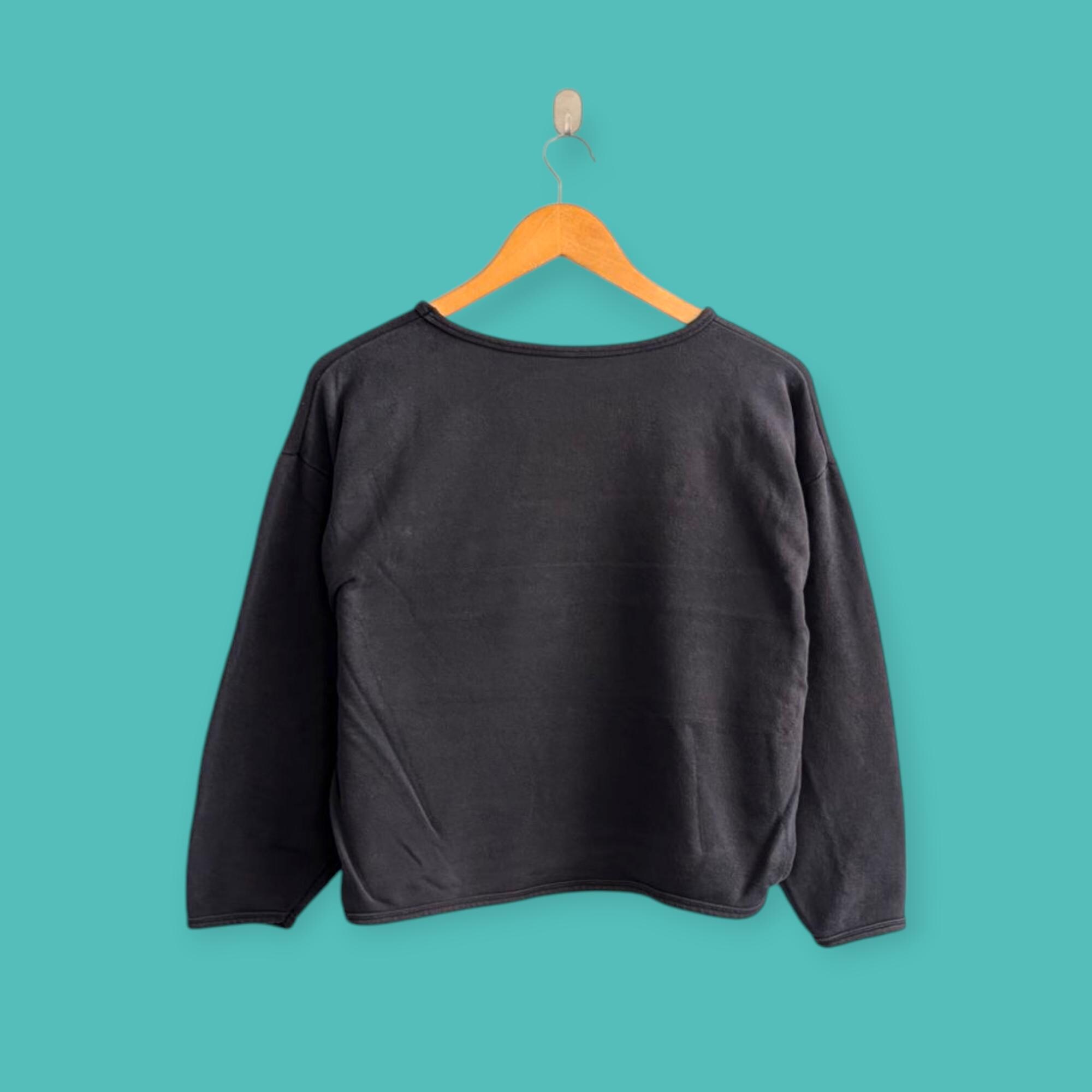 Vintage Issey Miyake Crop Top Sweatshirt Issey Miyake Crewneck