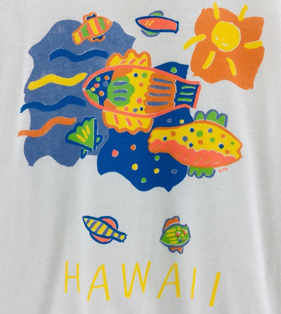 Very Rare! Vintage Ken Done Hawaii Big Logo Print… - image 3