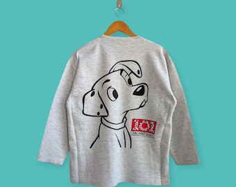 Vintage 90s 101 Dalmatian Big Image Sweatshirt 101 Dalmatian
