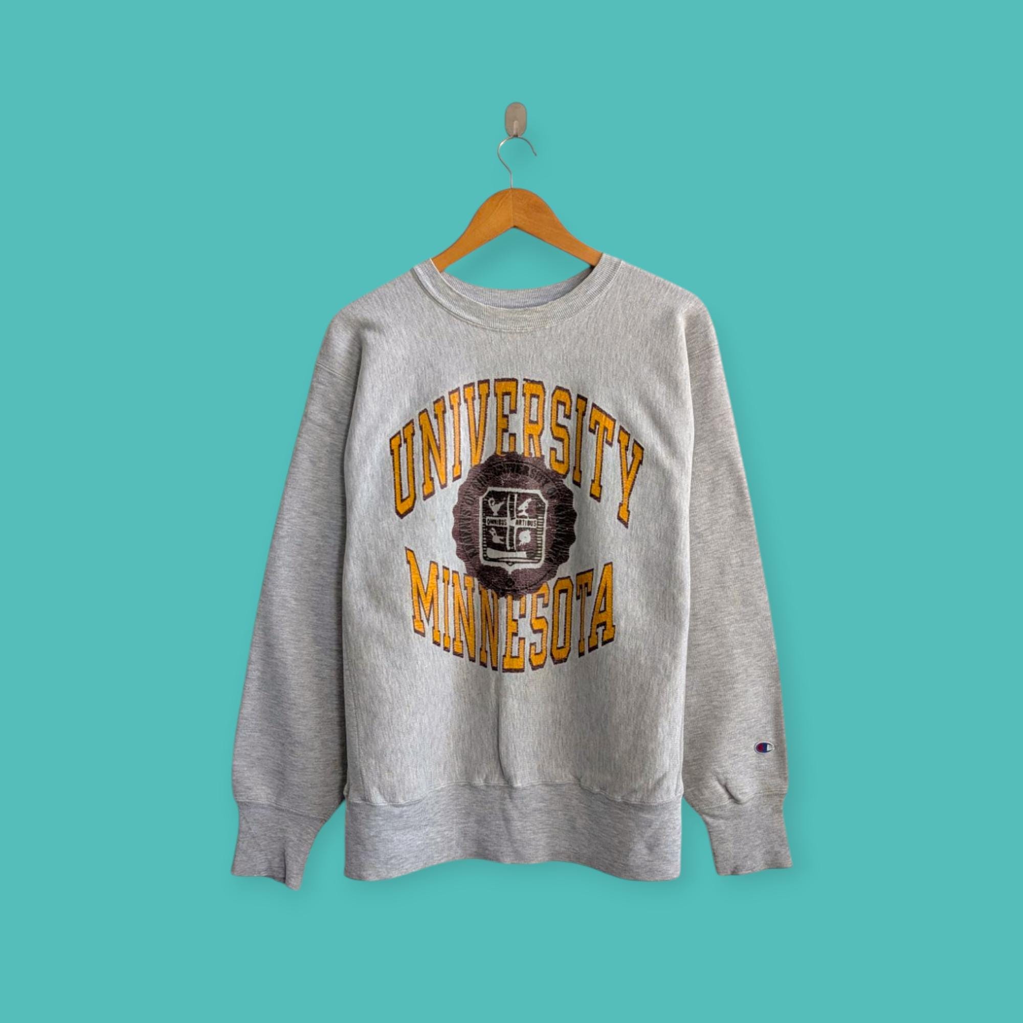 Vintage 90s University Minnesota Sweatshirt Champion Reverse Weave 