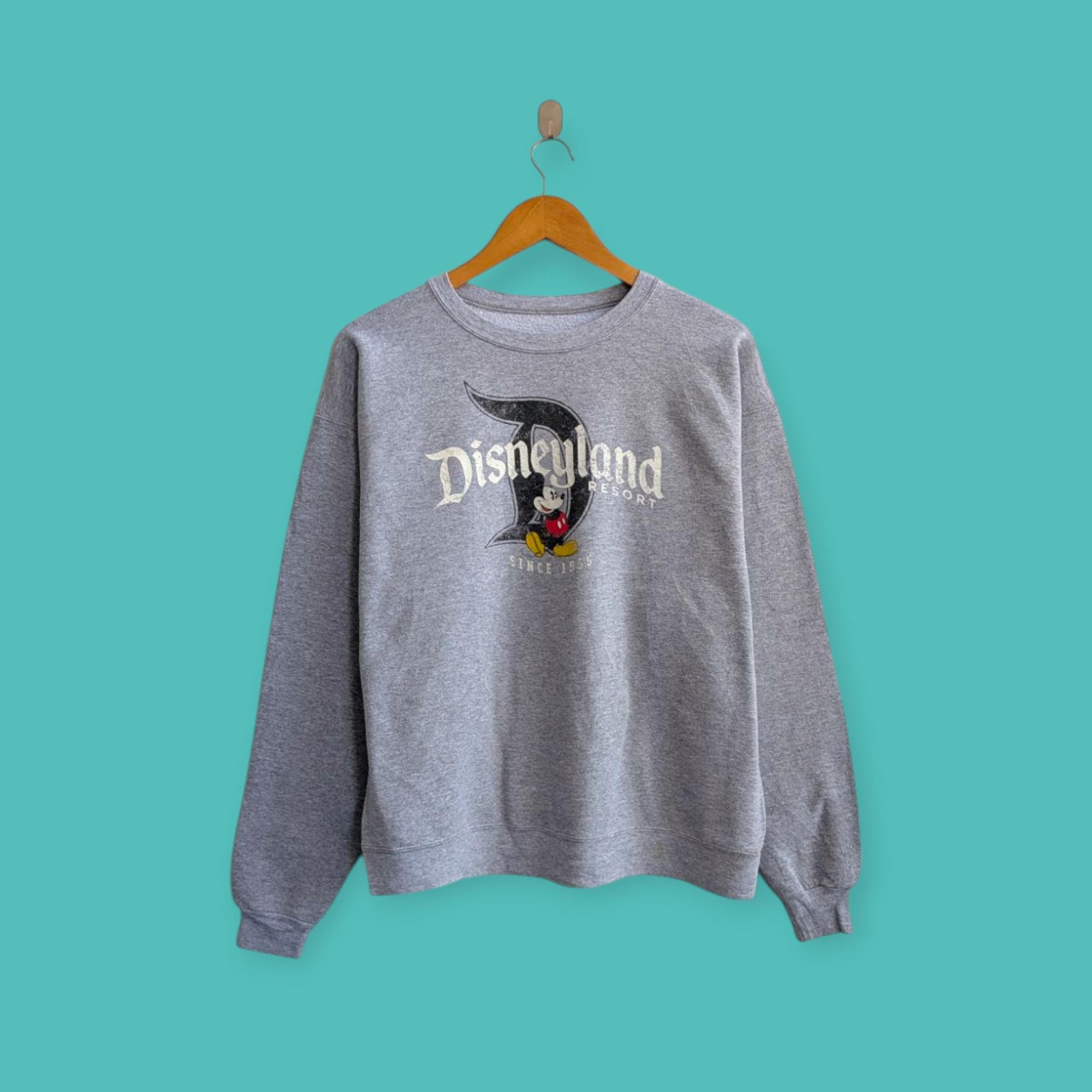 Disneyland Resort Sweatshirt Mickey Mouse Crewneck Mickey Mouse