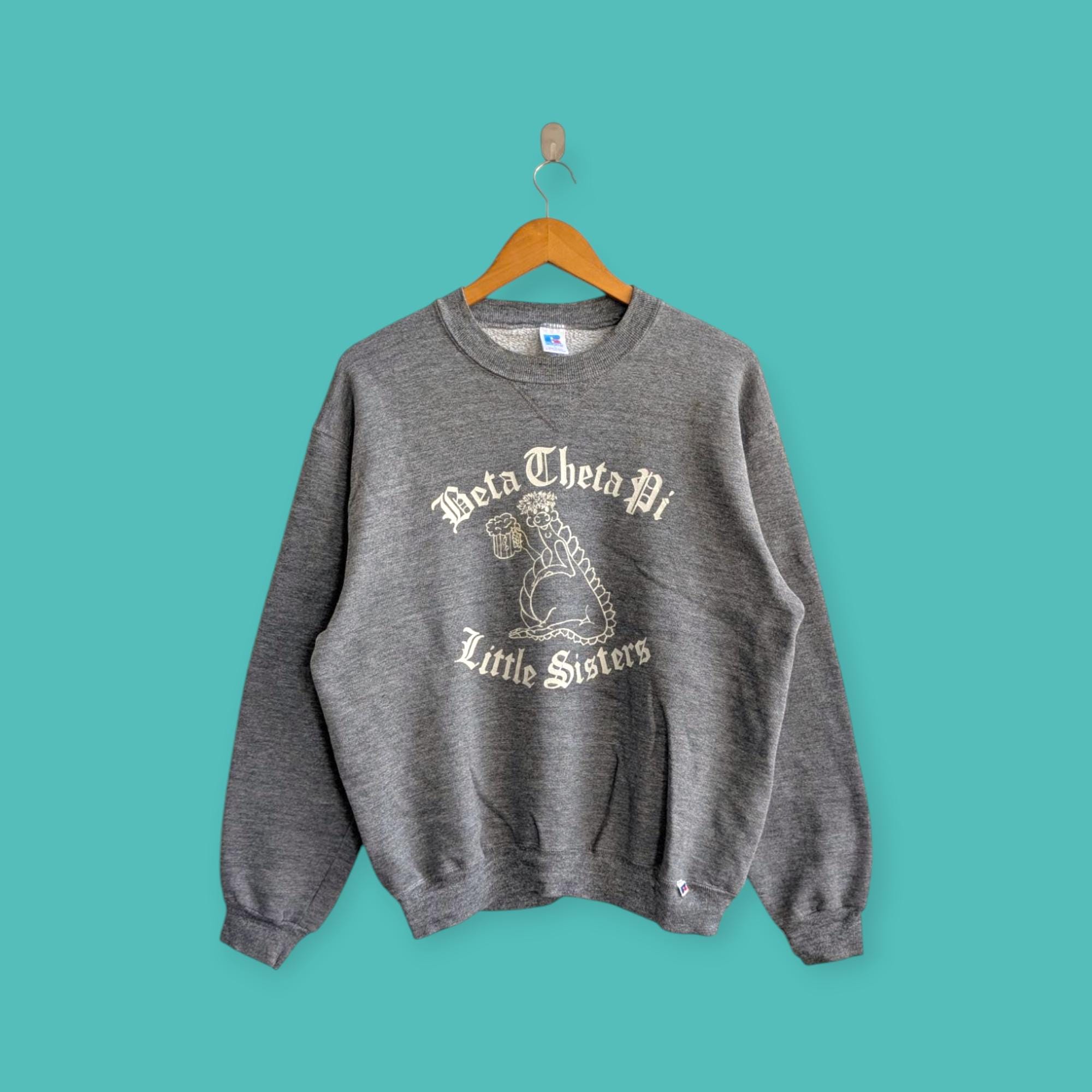 Vintage 90s Beta Cheta Pi Big Image Sweatshirt Little Sisters 