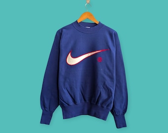 NOS Vintage 90s Nike Big Swoosh Sweatshirt Embroidered Logo - Main Image