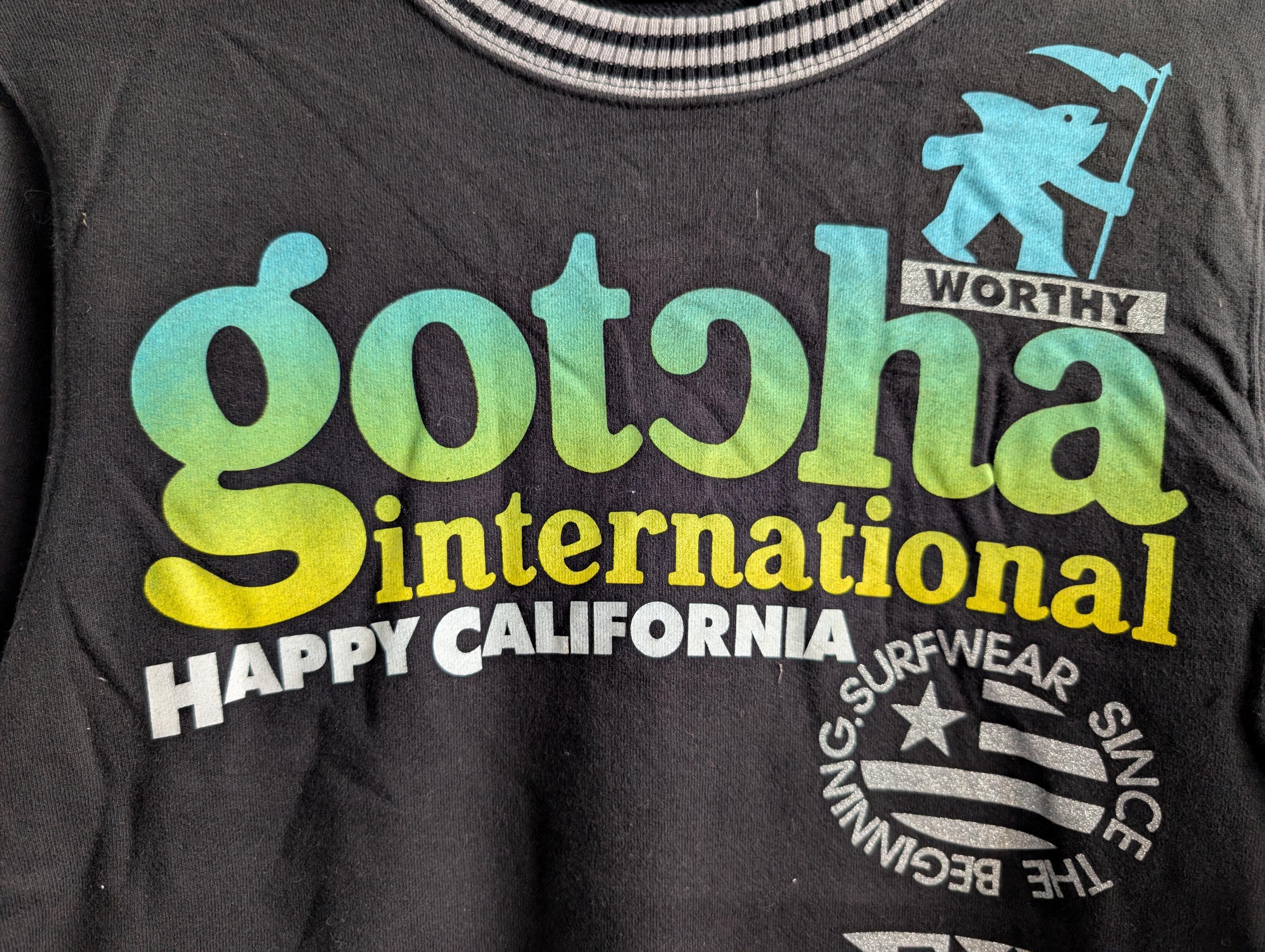 Vintage Gotcha Surf Surfing Sweatshirt Gotcha Crewneck Gotcha