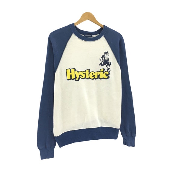 Rare! Vintage Hysteric Glamour Blue Devil Big Logo Spell Out Rare! Vintage Hysteric Glamour Blue Devil Big Logo Spell Out