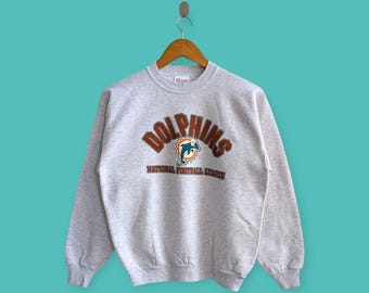 Vintage 1996 Miami Dolphins Sweatshirt Miami Dolphins Crewneck
