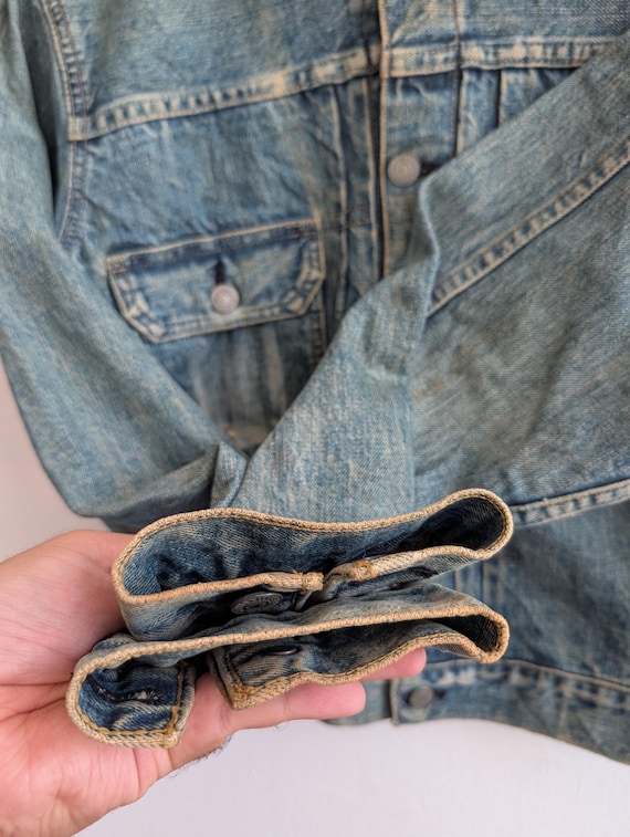Vintage 90s Levis 71507 Jacket Jeans Levis Truckers Distressed