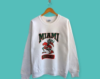 Vintage 80s Nike University of Miami Hurricanes/ Miami Hurricanes