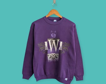 Vintage Nike Washington Huskies Sweatshirt, Xxlarge Purple