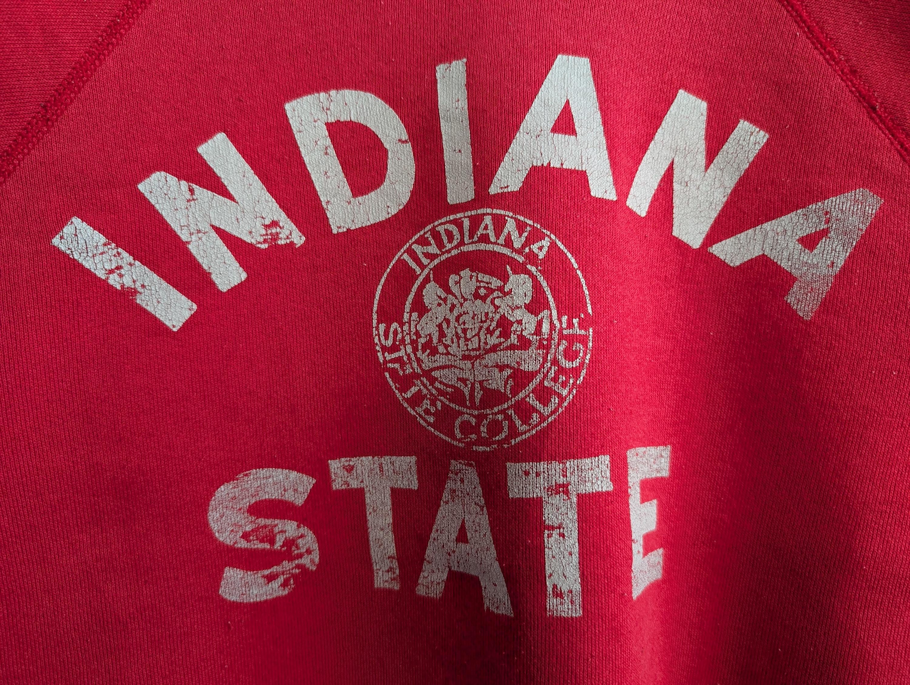 90年代のヴィンテージインディアナ州立大学スウェットシャツ