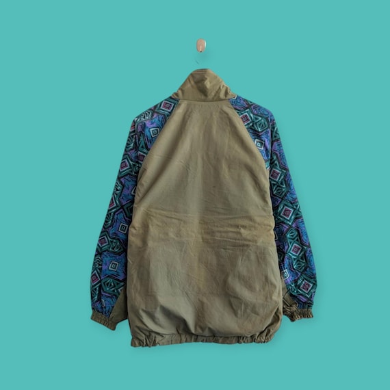 Vintage 90s Quicksilver Navajo Style Reversible Jacket Surf