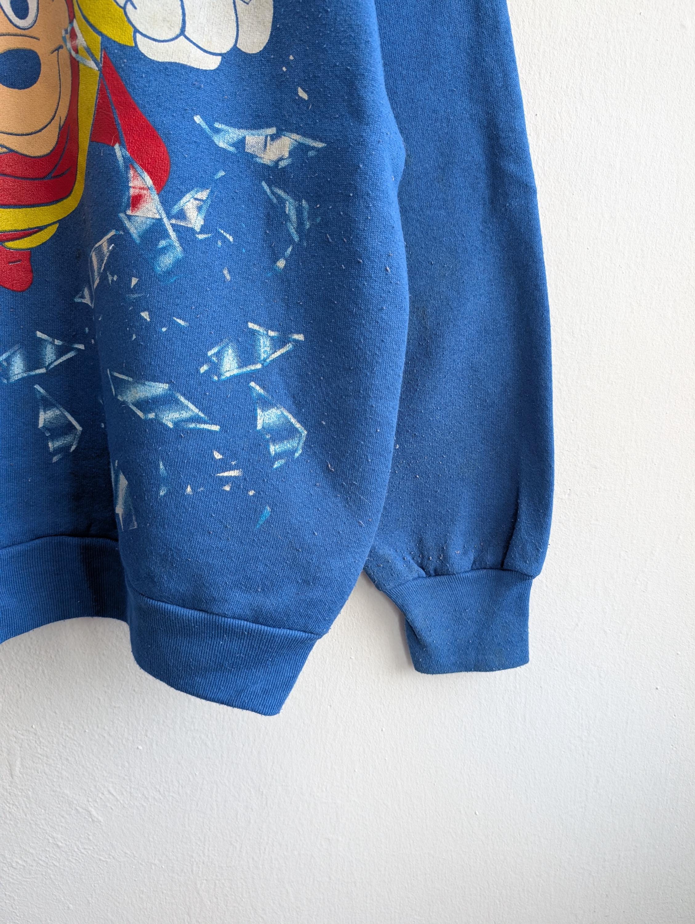 Vintage 90s Mighty Mouse Big Image Sweatshirt Mighty Mouse 