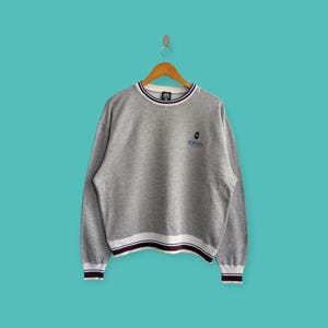 vintage 90s surfbug embroidered logo sweatshirt California crewneck surfing surfing sweater pullover streewear nice gray colour size medium