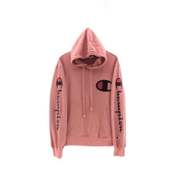 rose gold champion hoodie
