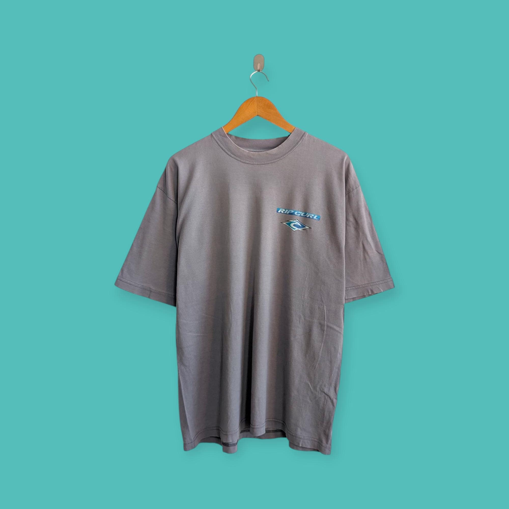 Vintage 90s Rip Curl Big Logo Shirts Surf Surfing T Shirts Rip 