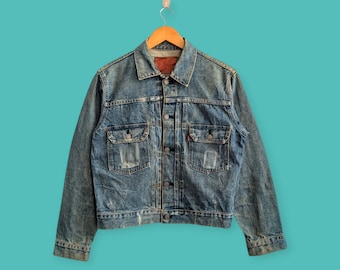 Vintage 90s Levis 71507 Jacket Jeans Levis Truckers Distressed