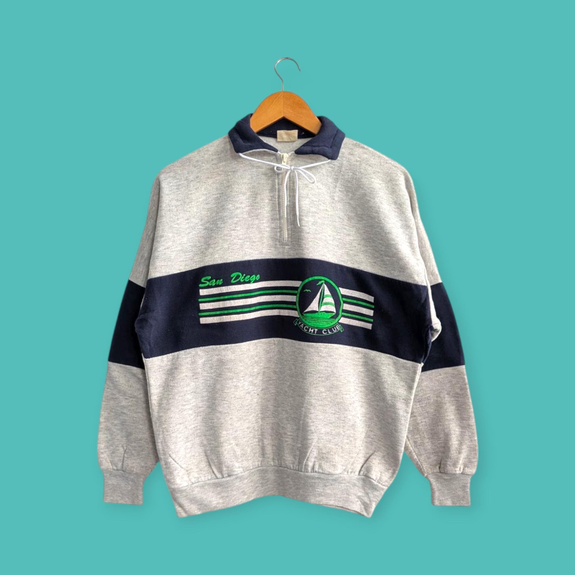 Vintage 90s San Diego Sweatshirt Yacht Club Crewneck San Diego