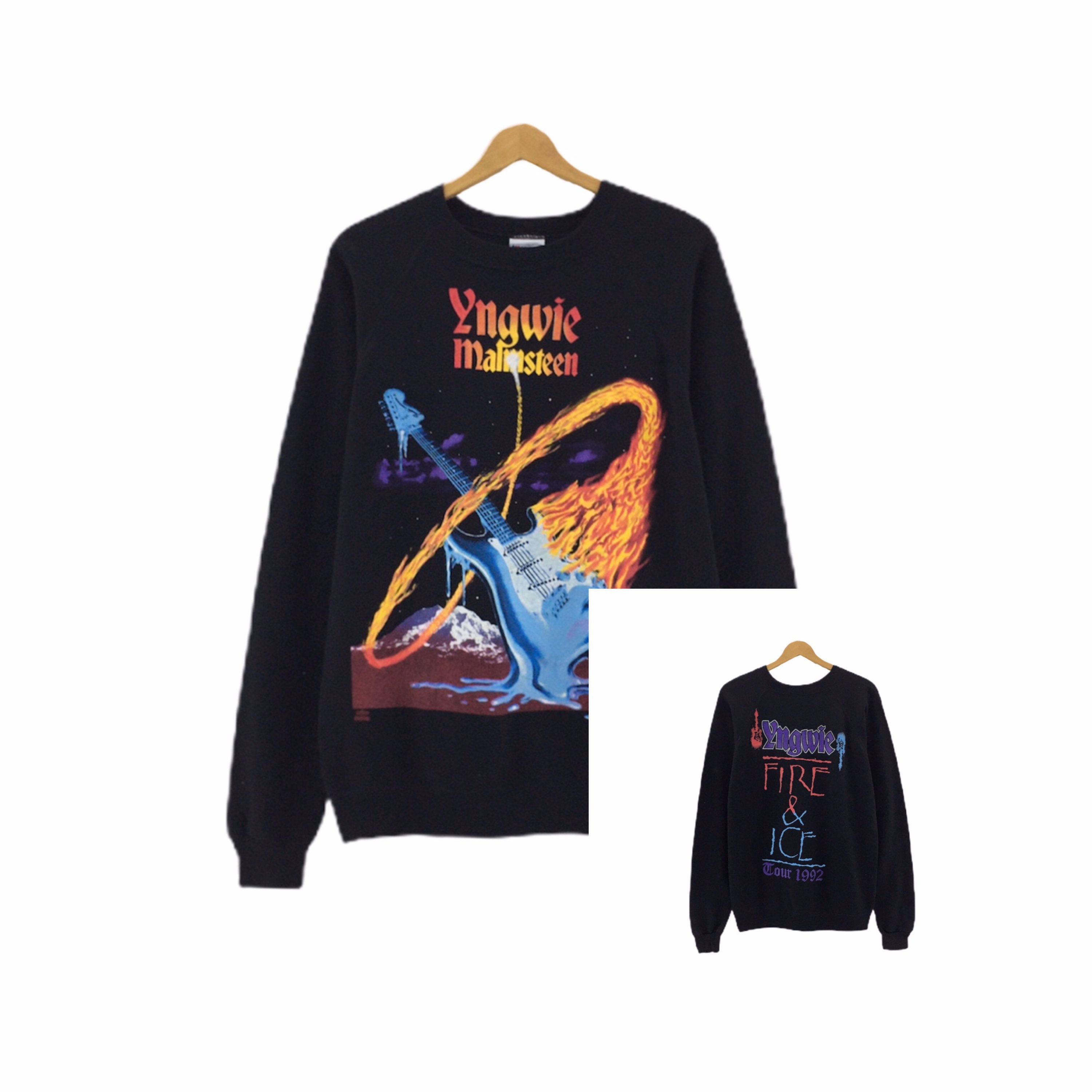 Very Rare Vintage Yngwie Malmsteen Fire & Ice 1992 Tour Big - Etsy