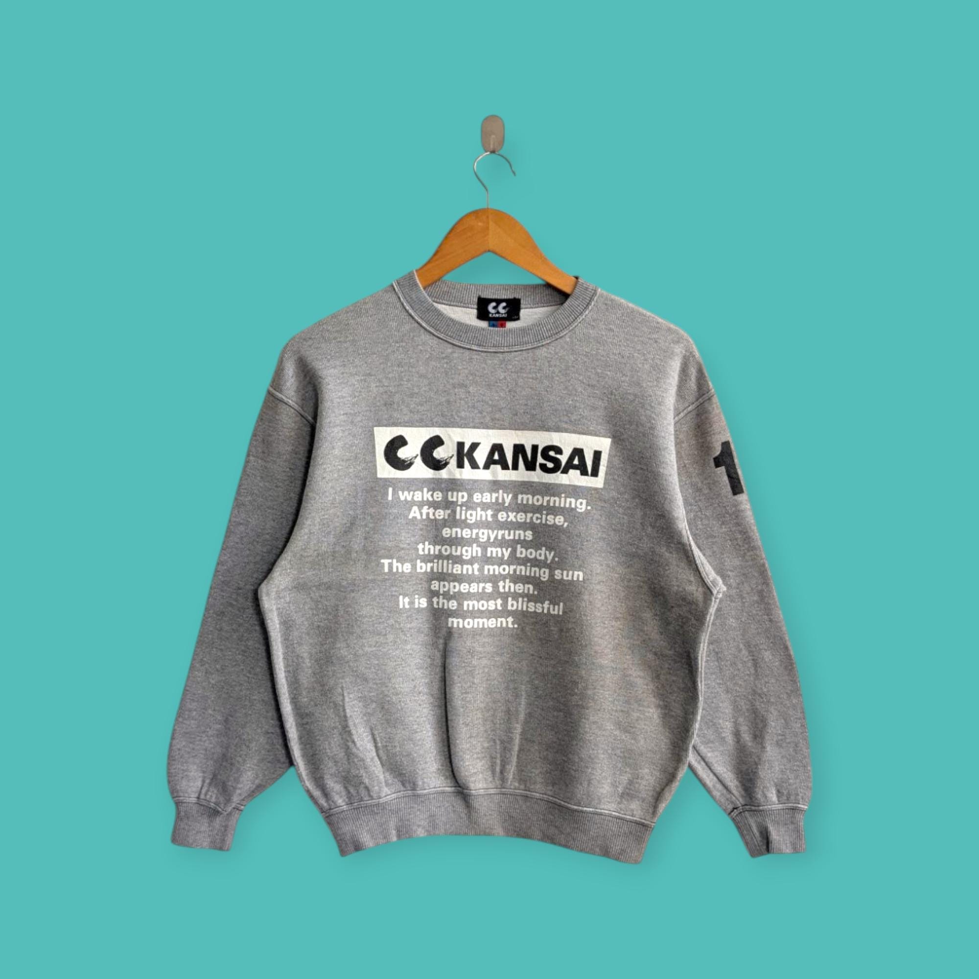 激レア！ KANSAI YAMAMOTO スウェットシャツ ヴィンテージ 90年代ヴィンテージ、カンサイ・ヤマモト スウェットシャツ、カンサイ