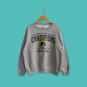 vintage 1999 Los Angeles Rams sweatshirt Los Angeles Rams crewneck Los Angeles Rams sweater pullover streewear style gray colour size large