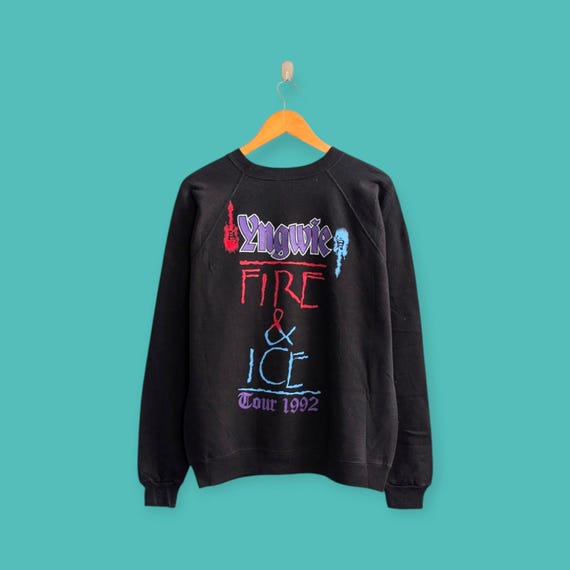 Vintage 1992 Yngwie Malmsteen World Tour Sweatshirt Yngwie