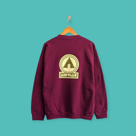Vintage 90s Airwalk Clothing Sweatshirt Skate Skateboard Crewneck 