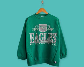 vintage 1992 Philadelphia eagles sweatshirt Philadelphia eagles crewneck Philadelphia eagles sweater pullover nice green colour size large