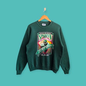 vintage 90s Michigan state university sweatshirt Michigan state university crewneck sweater pullover college green colour size medium