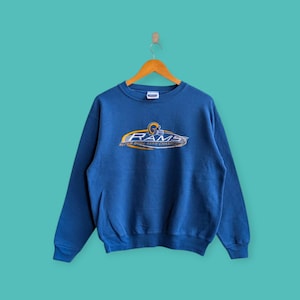 vintage 90s Los Angeles Rams sweatshirt Los Angeles Rams crewneck Los Angeles Rams sweater pullover embroidered blue colour size medium