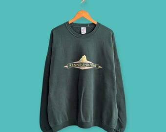 vintage Kennebunkport Maine sweatshirt Kennebunkport Maine crewneck sweater pullover streewear style nice green colour size xxx-large