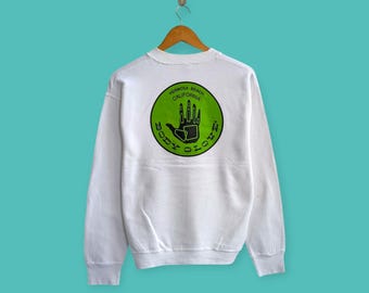 Vintage!! 80s BODY GLOVE Big Spell Out Big Logo Sweater Sweatshirt