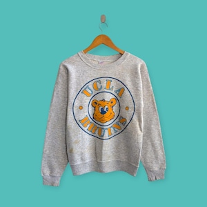 vintage 90s distressed university California sweatshirt university California crewneck sweater pullover college nice gray colour size small