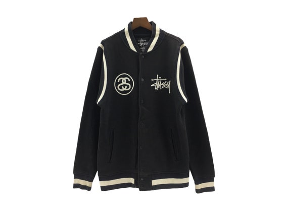 Very Rare! Stussy Worldwide Varsity Jacket Button up Very Rare! Stussy Worldwide Varsity Jacket Button up