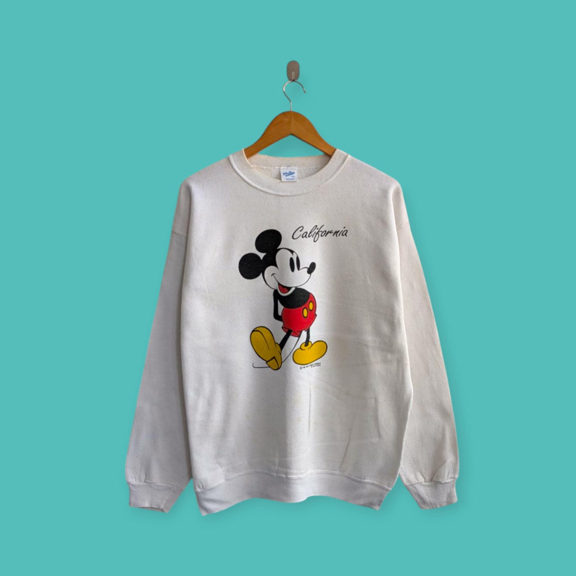 Vintage Distressed Mickey Mouse Sweatshirt Mickey Mouse Crewneck