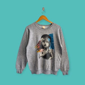 80s Les Misérables ヴィンテージ　スウェットシャツ　グレー 1980年代 アンビル 