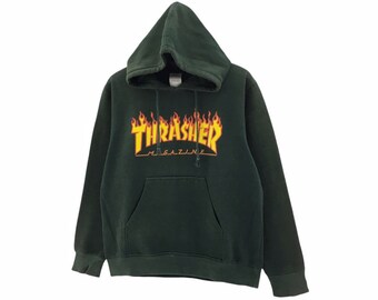 Green top thrasher sweatshirt