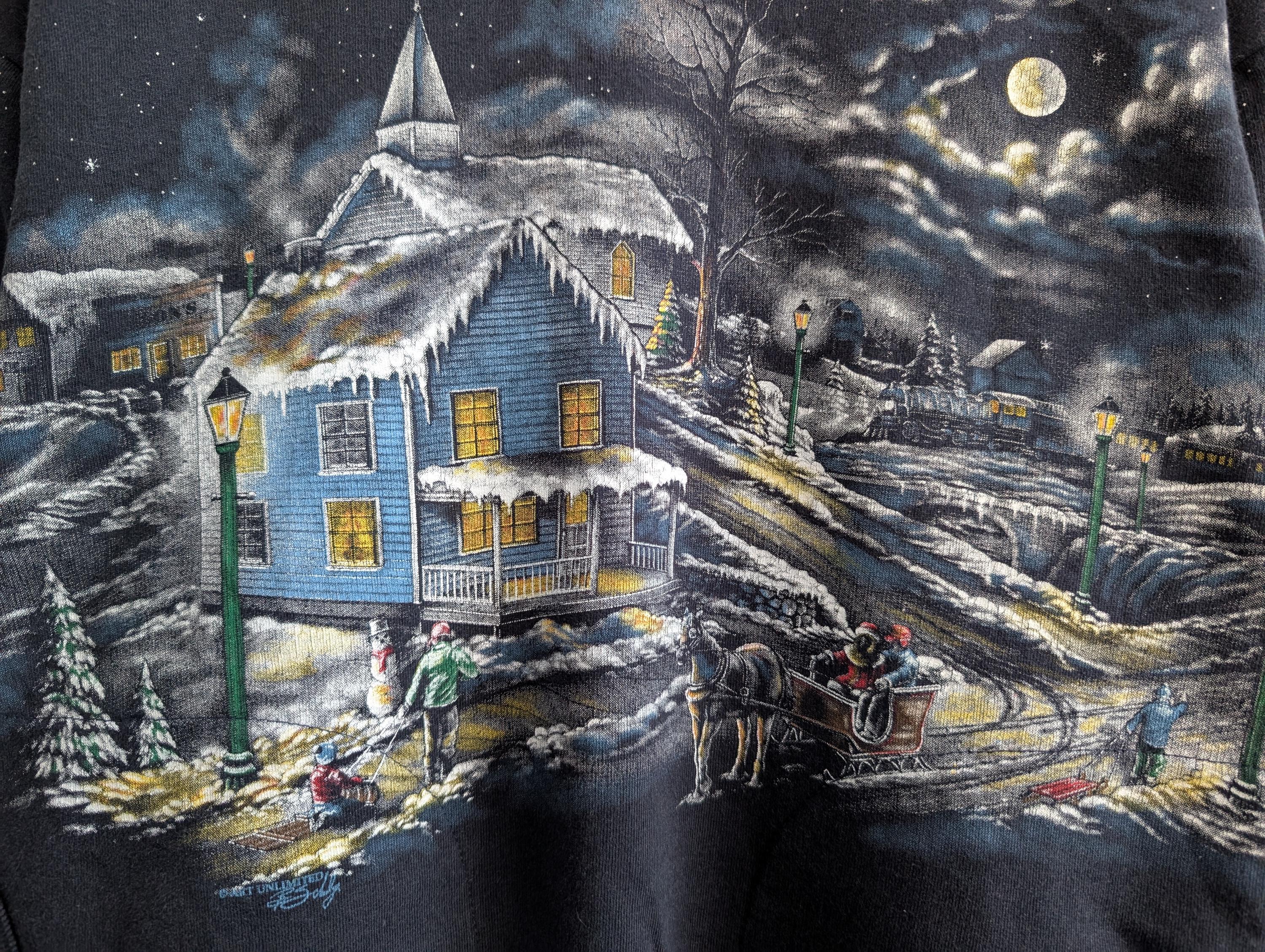 Vintage 90s Art Unlimited Sweatshirt Cute Graphics Crewneck Art
