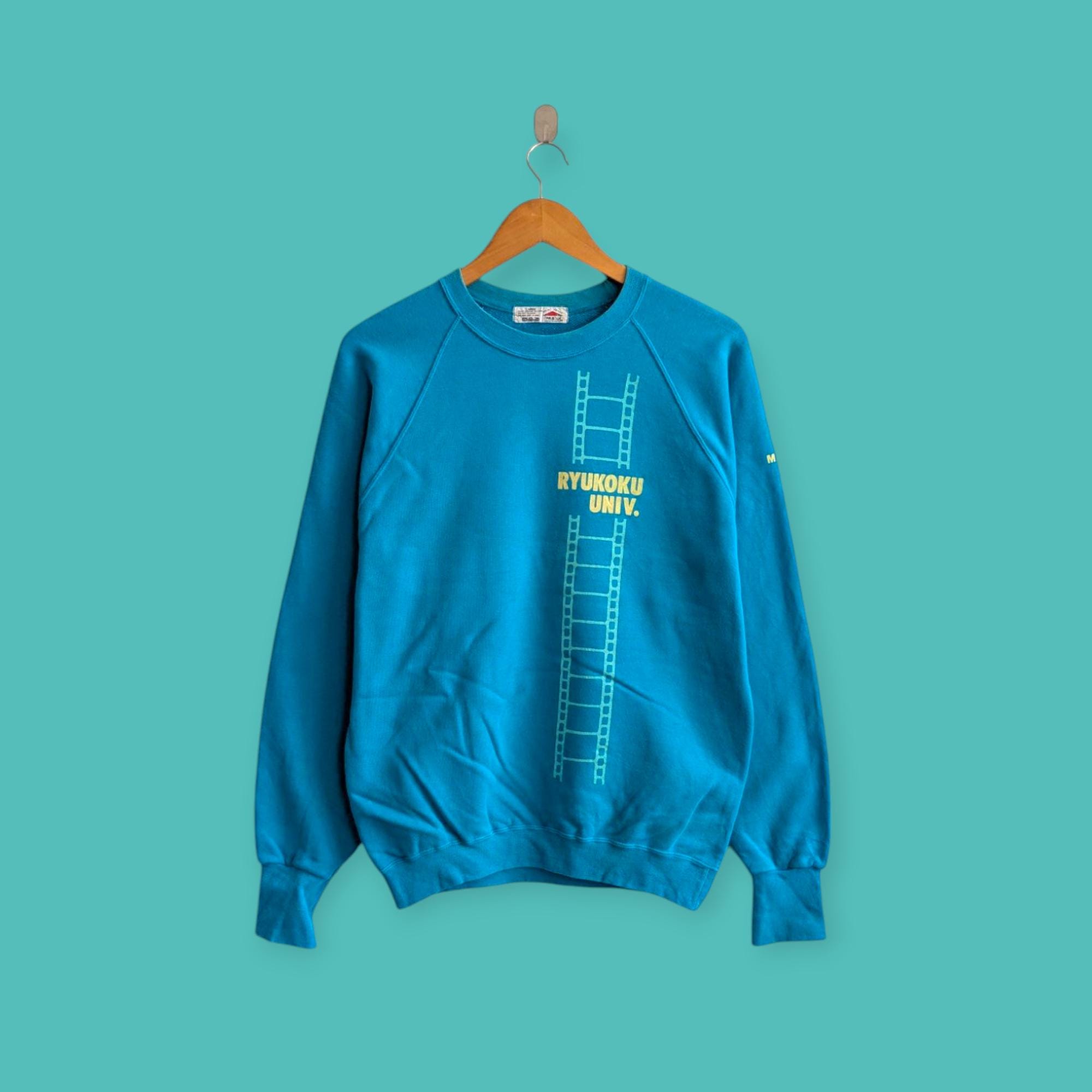 Vintage 90s Ryukoku University Sweatshirt Japan Japanese College