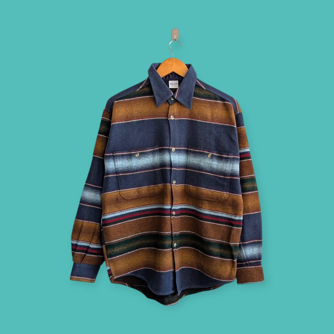 Vintage United Colour of Benetton Double Pocket Stripe Stripes
