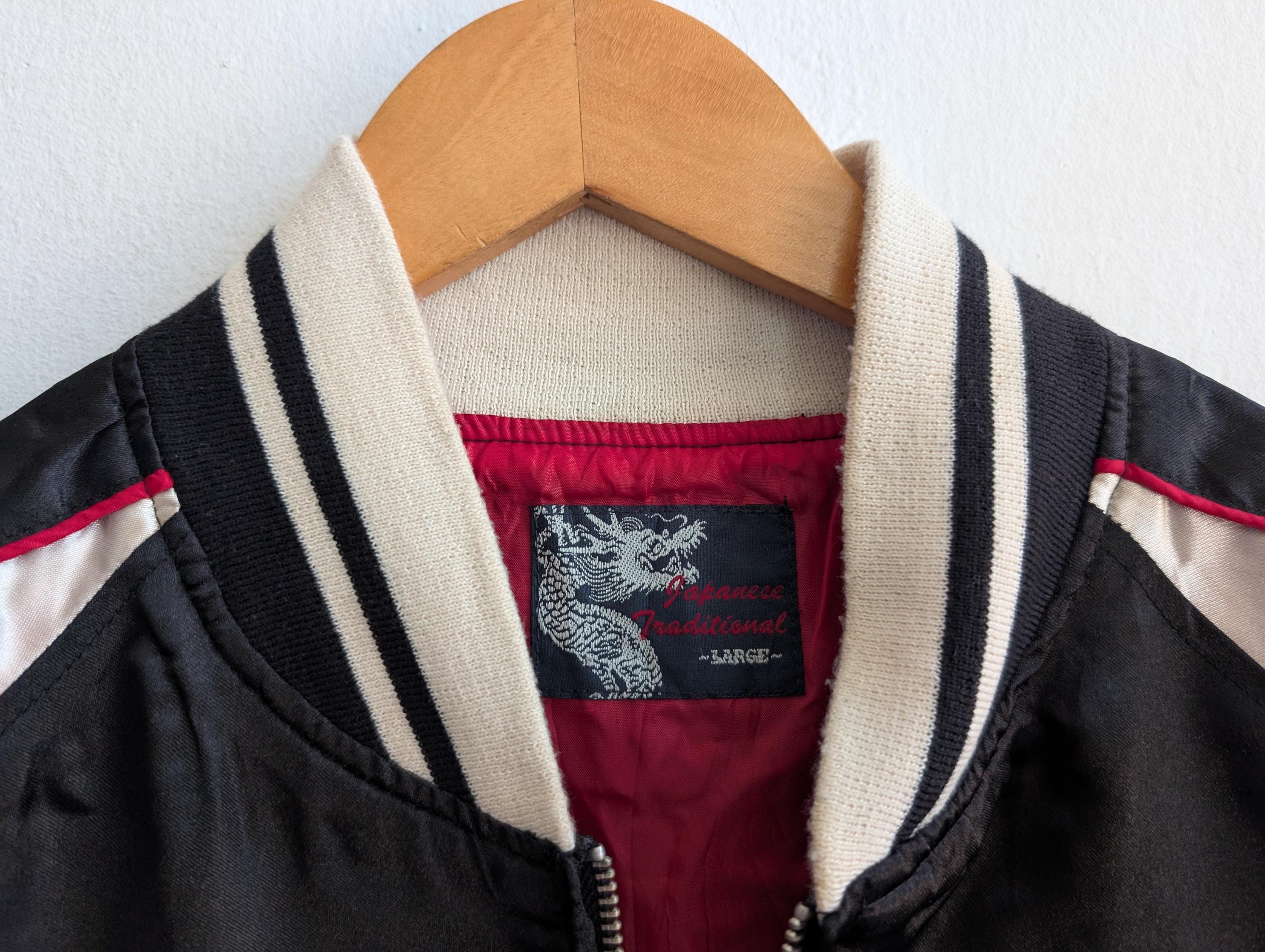 Vintage Sukajan Japan Yokosuka Souvenir Jacket Dragon-eagle