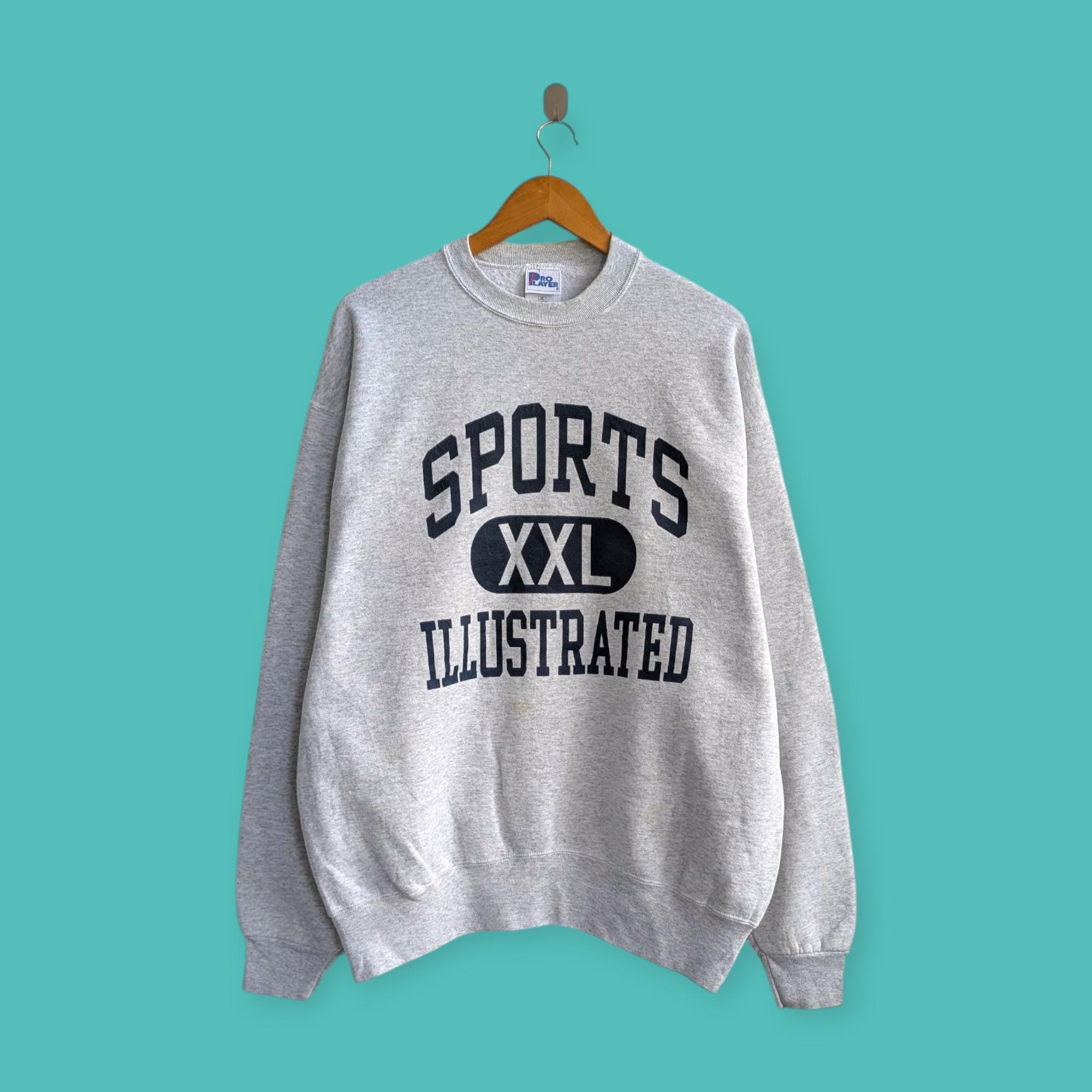 Sports Illustrated XXL トレーナー グレー Vintage 90s Sport Illustrated Sweatshirt Sport Illustrated