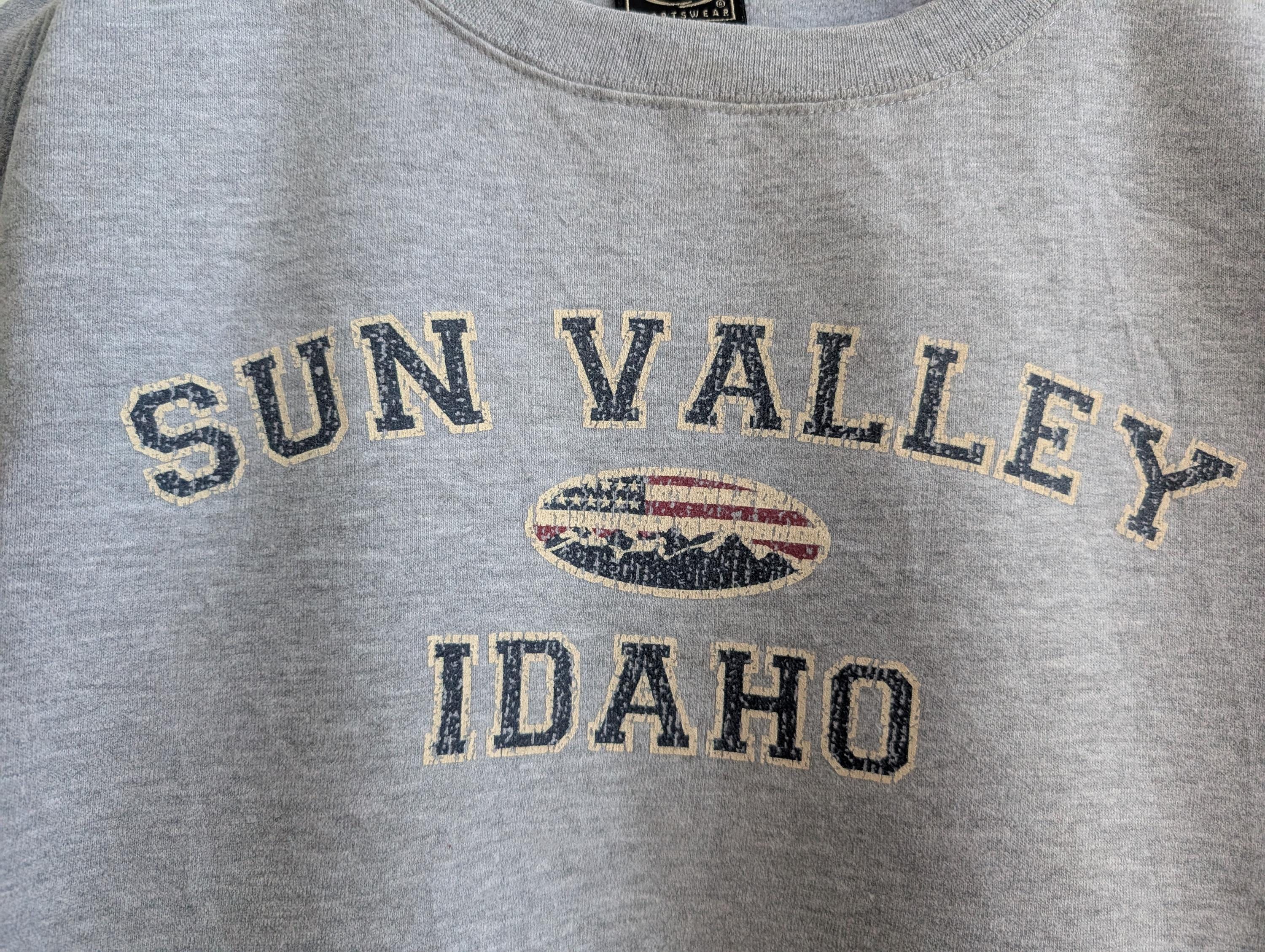 Sweat à Capuche Vintage Sun Valley Idaho - Souvenir De Vacances USA - Coupe Classique Unisexe - 241 G