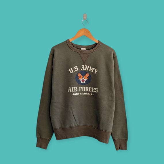 Vintage Buzz Rickson Sportswear Sweatshirt Us Army Air Force