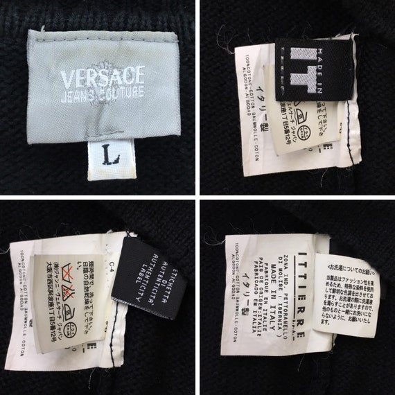 Replacement Versace Clothing Designer TAG LABEL Sewing LOT 3 or 5