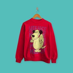 vintage 1993 the wacky races sweatshirt wacky races crewneck wacky races sweater pullover cartoon style nice red colour size medium